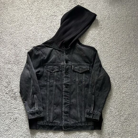 Alexander Wang Hooded denim Jacket XS - Picture 1 of 6